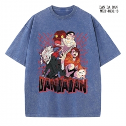 DANDADAN Anime peripheral pure cotton washed and worn T-shirt from S to 2XL