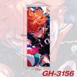Haikyuu!! Plastic Rod Cloth Small Hanging Canvas Painting Wall Scroll 25x70cm price for 5 pcs