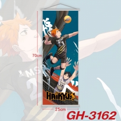 Haikyuu!! Plastic Rod Cloth Small Hanging Canvas Painting Wall Scroll 25x70cm price for 5 pcs