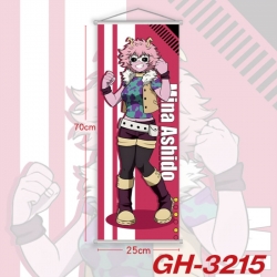 My Hero Academia Plastic Rod Cloth Small Hanging Canvas Painting Wall Scroll 25x70cm price for 5 pcs