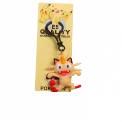 Pokemon Double sided soft adhesive keychain PVC pendant 4CM-6CM price for 10 pcs