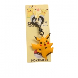 Pokemon Double sided soft adhesive keychain PVC pendant 4CM-6CM price for 10 pcs