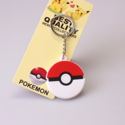Pokemon Double sided soft adhesive keychain PVC pendant 4CM-6CM price for 10 pcs