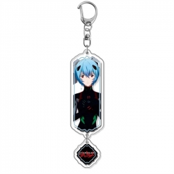 EVA  Anime peripheral acrylic keychain Long pendant 8.5cm price for 5 pcs