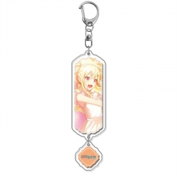Hatsune Miku Anime peripheral acrylic keychain Long pendant 8.5cm price for 5 pcs