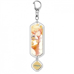 Hatsune Miku Anime peripheral acrylic keychain Long pendant 8.5cm price for 5 pcs