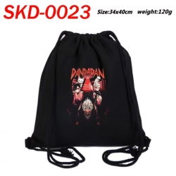 DANDADAN Anime themed Canvas Drawstring Backpack Tote Bag 34x40cm
