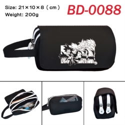 DRAGON BALL Anime peripheral handheld large capacity double-layer Oxford cloth pencil case 21X10X8cm