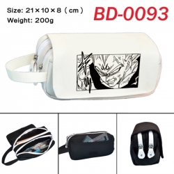DRAGON BALL Anime peripheral handheld large capacity double-layer Oxford cloth pencil case 21X10X8cm