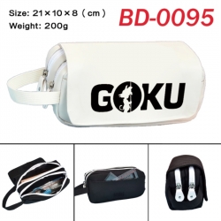 DRAGON BALL Anime peripheral handheld large capacity double-layer Oxford cloth pencil case 21X10X8cm