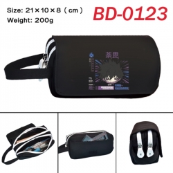 My Hero Academia Anime peripheral handheld large capacity double-layer Oxford cloth pencil case 21X10X8cm