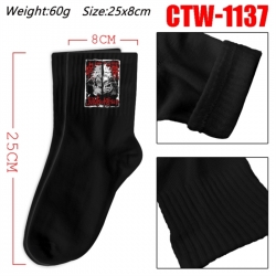 Jujutsu Kaisen Anime Print Long Crew Cotton Socks 25x8cm