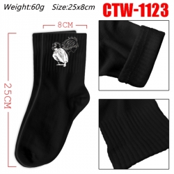 Death note Anime Print Long Crew Cotton Socks 25x8cm