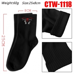 Death note Anime Print Long Crew Cotton Socks 25x8cm
