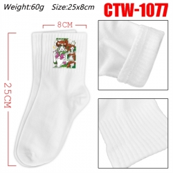 sailormoon Anime Print Long Crew Cotton Socks 25x8cm