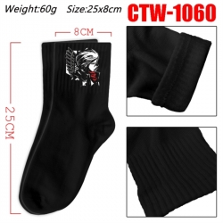Shingeki no Kyojin Anime Print Long Crew Cotton Socks 25x8cm