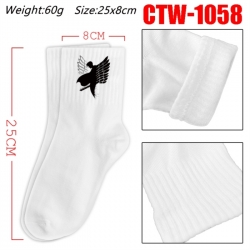Shingeki no Kyojin Anime Print Long Crew Cotton Socks 25x8cm