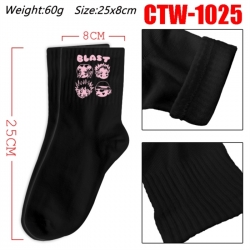 NANA Anime Print Long Crew Cotton Socks 25x8cm