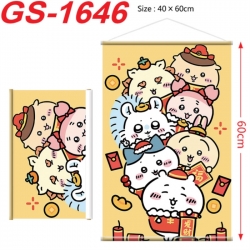 Chiikawa Anime digital printing hanging rope hanging Wall Scroll 40x60cm