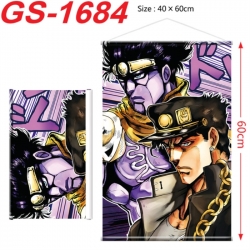 JoJos Bizarre Adventure Anime digital printing hanging rope hanging Wall Scroll 40x60cm