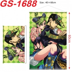 JoJos Bizarre Adventure Anime digital printing hanging rope hanging Wall Scroll 40x60cm