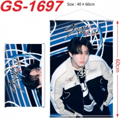 Stray Kids Anime digital printing hanging rope hanging Wall Scroll 40x60cm