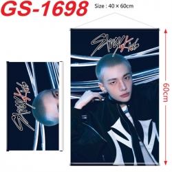 Stray Kids Anime digital printing hanging rope hanging Wall Scroll 40x60cm