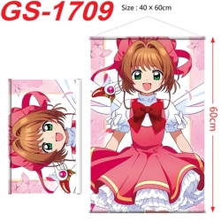 Card Captor Sakura Anime digital printing hanging rope hanging Wall Scroll 40x60cm