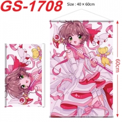 Card Captor Sakura Anime digital printing hanging rope hanging Wall Scroll 40x60cm
