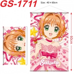 Card Captor Sakura Anime digital printing hanging rope hanging Wall Scroll 40x60cm