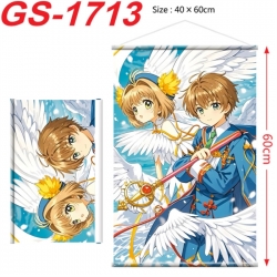 Card Captor Sakura Anime digital printing hanging rope hanging Wall Scroll 40x60cm