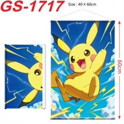 Pokemon Anime digital printing hanging rope hanging Wall Scroll 40x60cm
