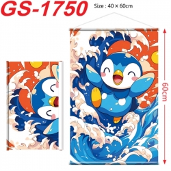 Pokemon Anime digital printing hanging rope hanging Wall Scroll 40x60cm