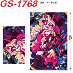 Hazbin Hotel Anime digital printing hanging rope hanging Wall Scroll 40x60cm