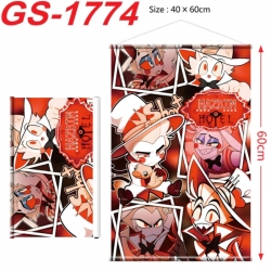 Hazbin Hotel Anime digital printing hanging rope hanging Wall Scroll 40x60cm