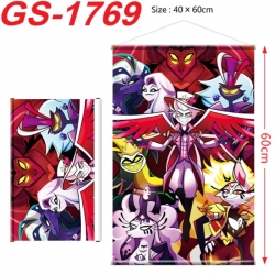 Hazbin Hotel Anime digital printing hanging rope hanging Wall Scroll 40x60cm