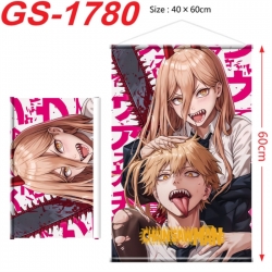 Chainsaw Man Anime digital printing hanging rope hanging Wall Scroll 40x60cm