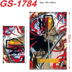 Chainsaw Man Anime digital printing hanging rope hanging Wall Scroll 40x60cm