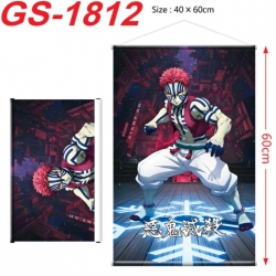 Demon Slayer Kimets Anime digital printing hanging rope hanging Wall Scroll 40x60cm
