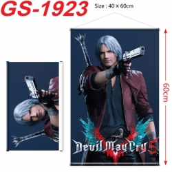 Devil May Cry Anime digital printing hanging rope hanging Wall Scroll 40x60cm