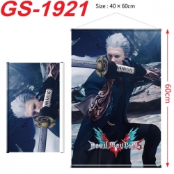 Devil May Cry Anime digital printing hanging rope hanging Wall Scroll 40x60cm
