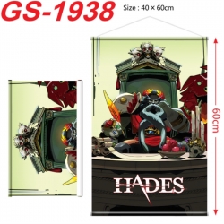 Hades Anime digital printing hanging rope hanging Wall Scroll 40x60cm