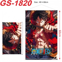 One Piece Anime digital printing hanging rope hanging Wall Scroll 40x60cm
