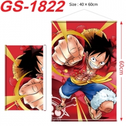 One Piece Anime digital printing hanging rope hanging Wall Scroll 40x60cm