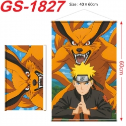 Naruto Anime digital printing hanging rope hanging Wall Scroll 40x60cm