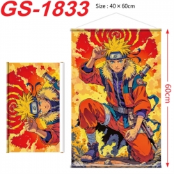 Naruto Anime digital printing hanging rope hanging Wall Scroll 40x60cm