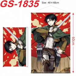 Shingeki no Kyojin Anime digital printing hanging rope hanging Wall Scroll 40x60cm