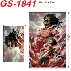 Shingeki no Kyojin Anime digital printing hanging rope hanging Wall Scroll 40x60cm