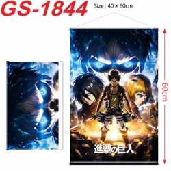Shingeki no Kyojin Anime digital printing hanging rope hanging Wall Scroll 40x60cm