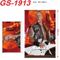 Metallica Anime digital printing hanging rope hanging Wall Scroll 40x60cm